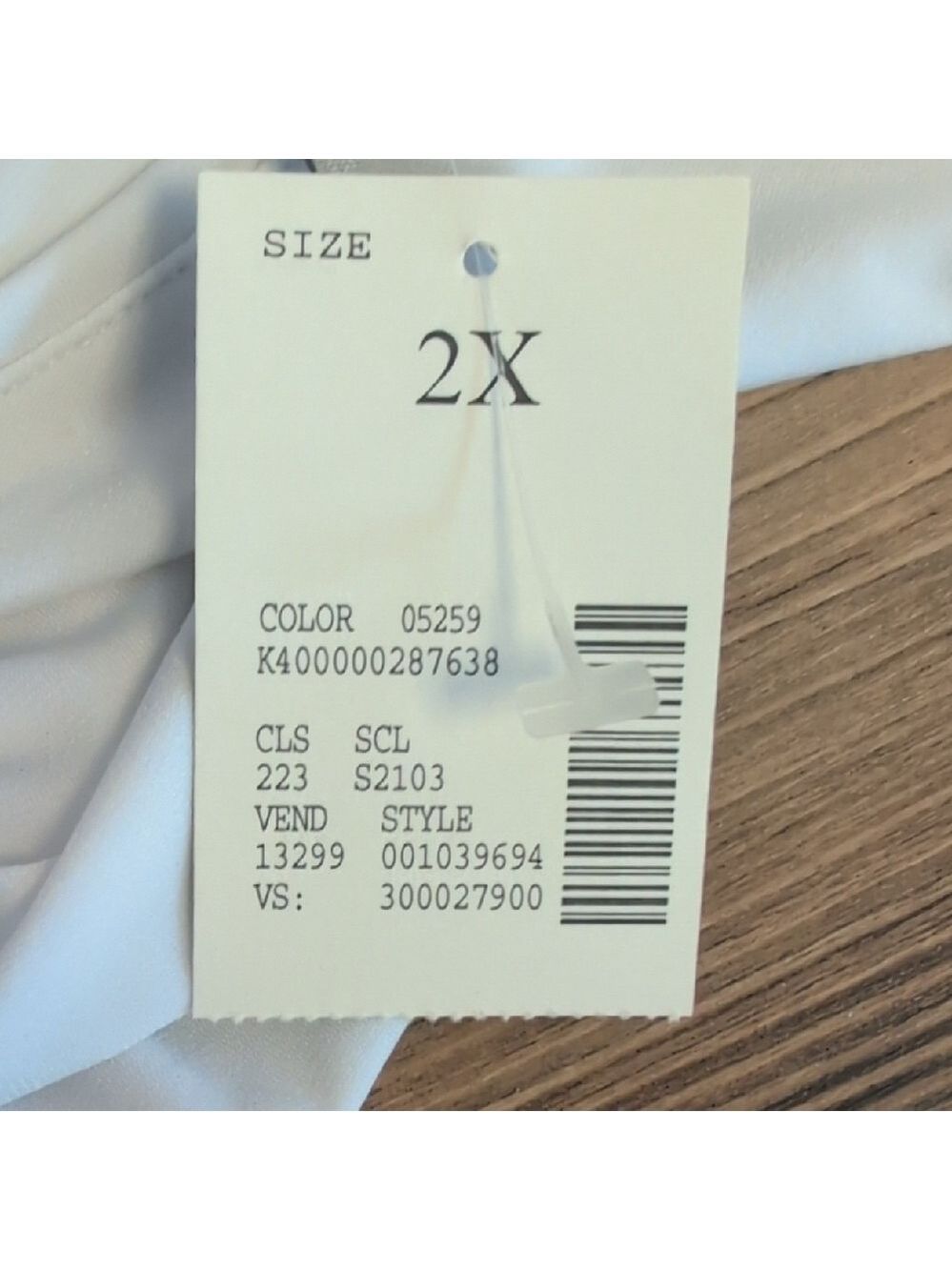 Catherines V-Neck Tunic Top 2X 22/24W A814 - Picture 8 of 8